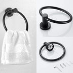 Traditional Bathroom Hardware Accessory Set Towel Ring/Bathrobe Hook/Towel Bar