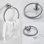 Traditional Bathroom Hardware Accessory Set Towel Ring/Bathrobe Hook/Towel Bar