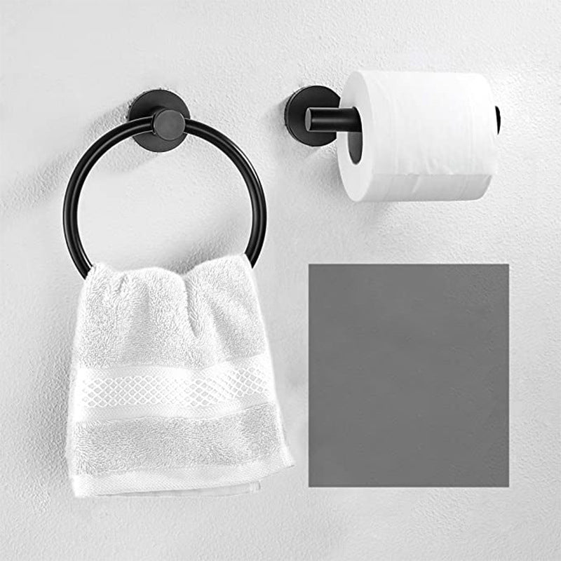 Traditional 2-piece bathroom hardware set towel ring/paper holder