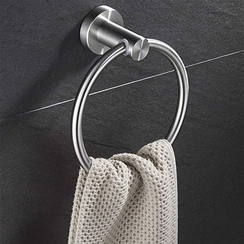 Traditional 2-piece bathroom hardware set towel ring/paper holder