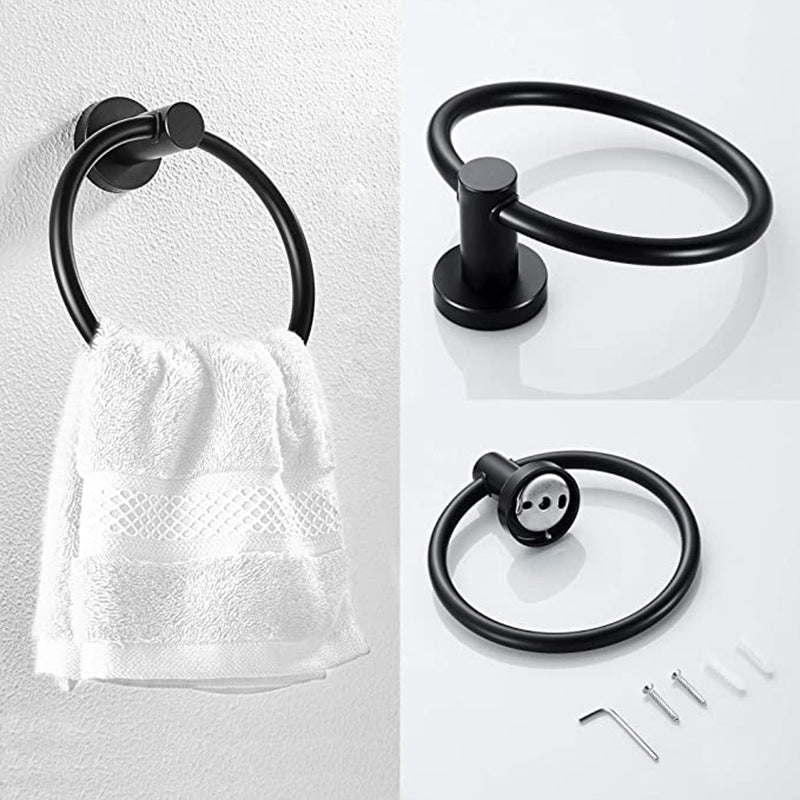 Traditional 2-piece bathroom hardware set towel ring/paper holder