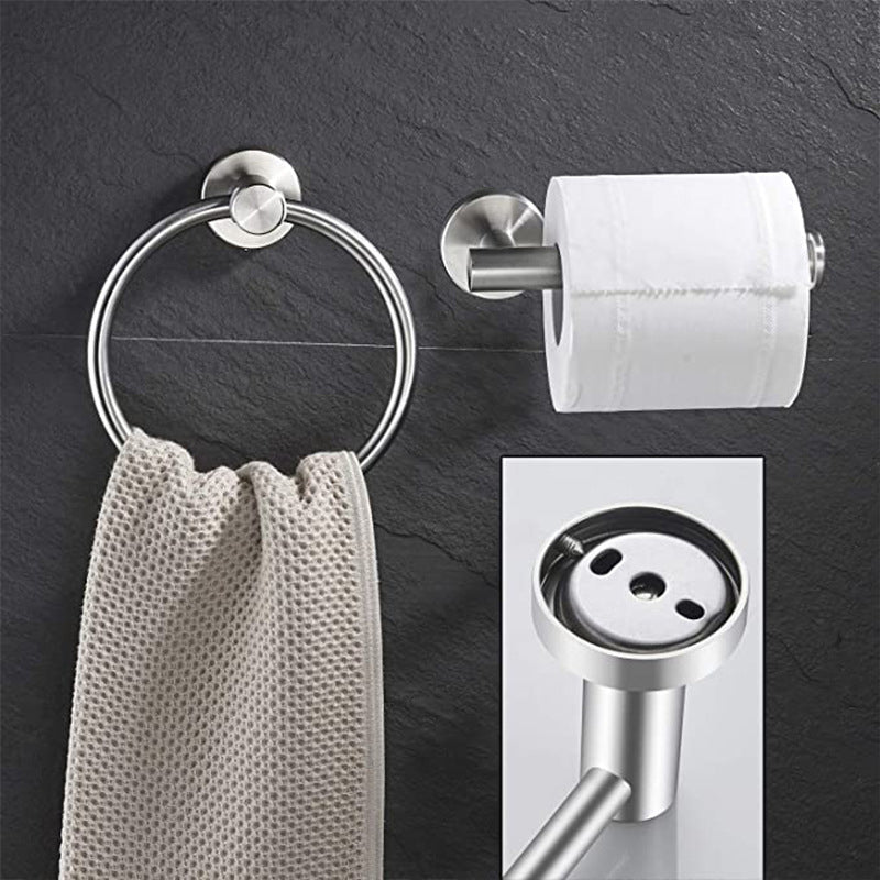 Traditional 2-piece bathroom hardware set towel ring/paper holder