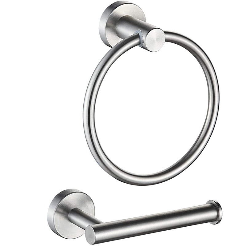 Traditional 2-piece bathroom hardware set towel ring/paper holder