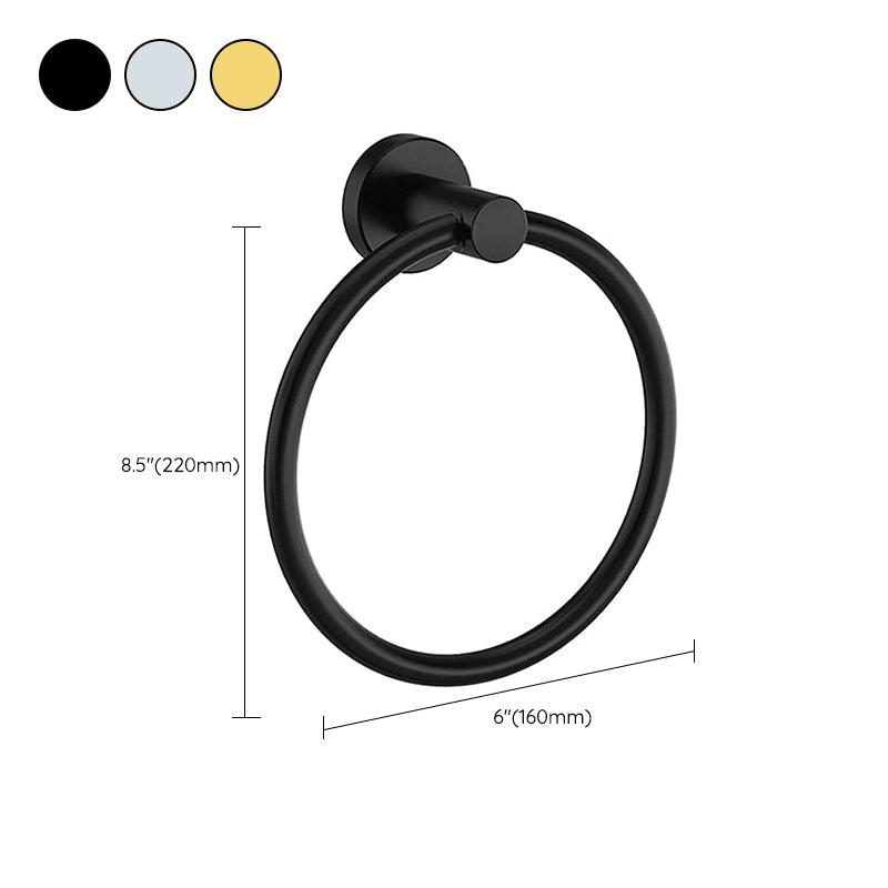 Traditional 2-piece bathroom hardware set towel ring/paper holder