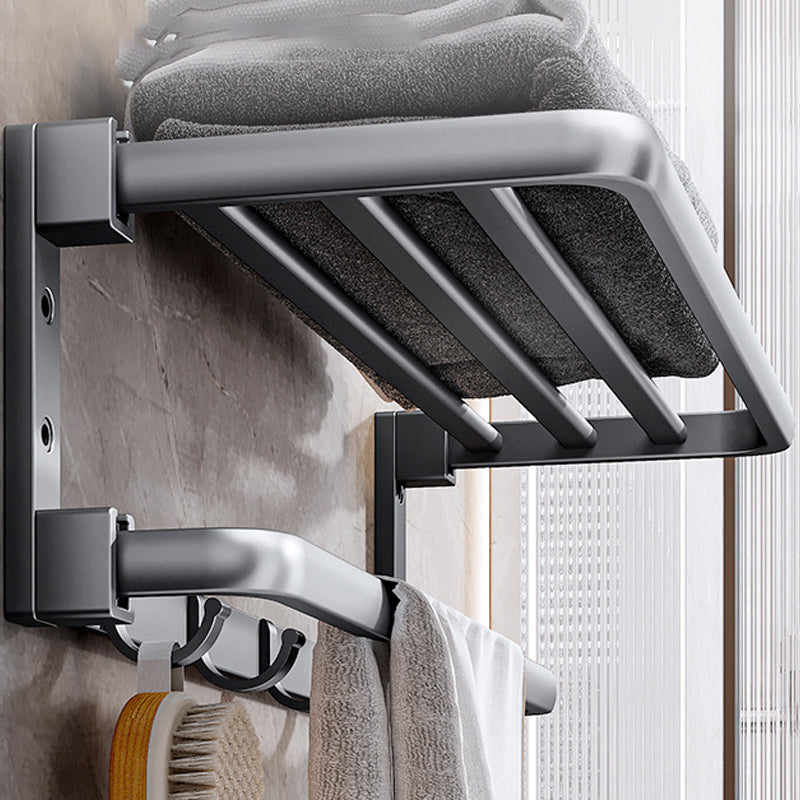 Modern Bathroom Accessories Hardware Set Gray Towel Bar Bathroom Shelf Bathroom Hardware Set
