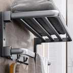 Modern Bathroom Accessories Hardware Set Gray Towel Bar Bathroom Shelf Bathroom Hardware Set