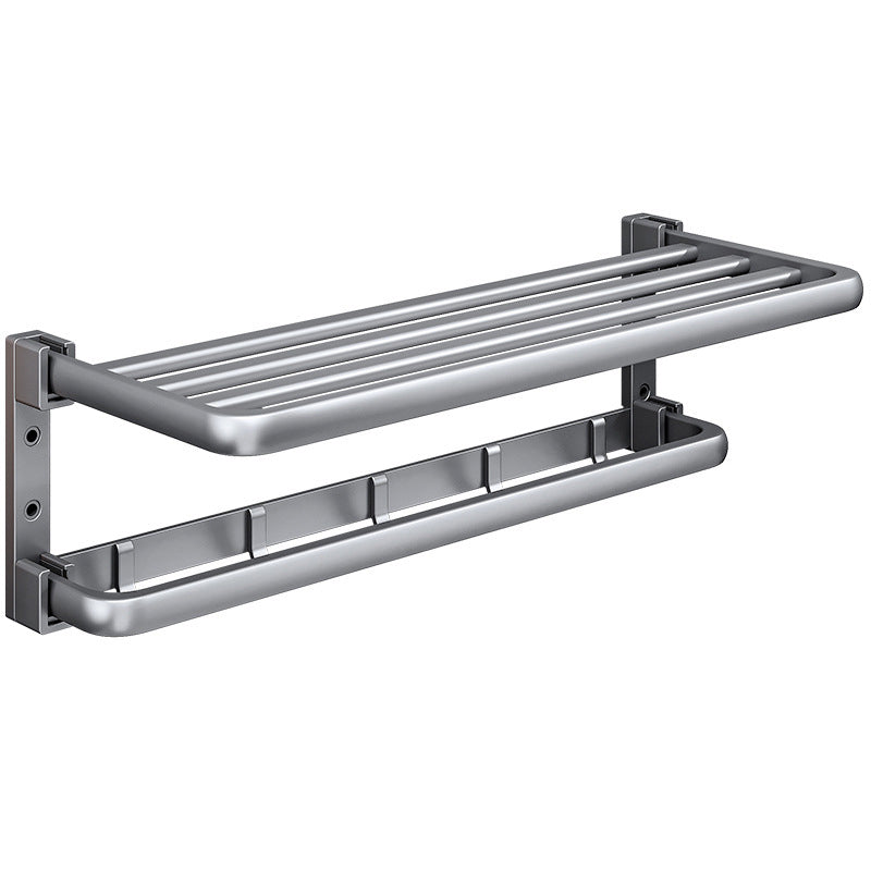 Modern Bathroom Accessories Hardware Set Gray Towel Bar Bathroom Shelf Bathroom Hardware Set