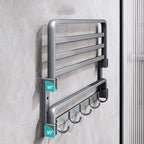 Modern Bathroom Accessories Hardware Set Gray Towel Bar Bathroom Shelf Bathroom Hardware Set