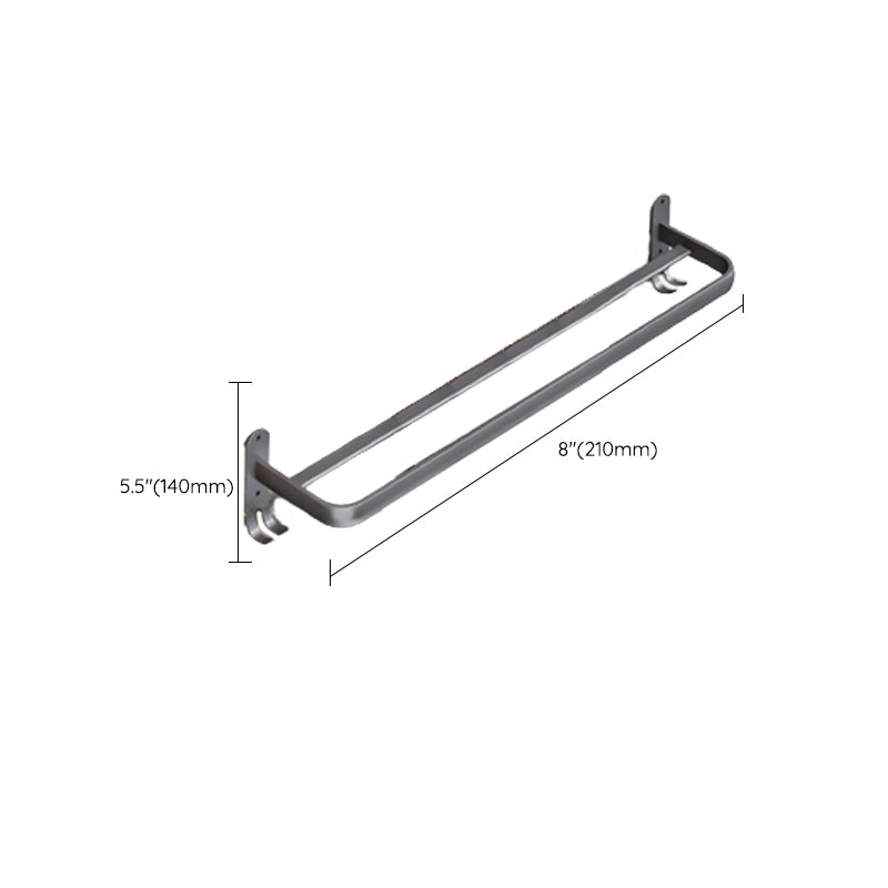 Modern Bathroom Accessories Hardware Set Gray Towel Bar Bathroom Shelf Bathroom Hardware Set