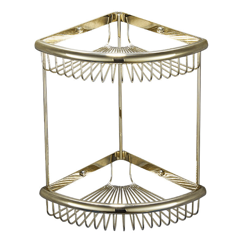 Traditional Brass Bathroom Accessory Set Bathroom Shelf Bathroom Accessory Set