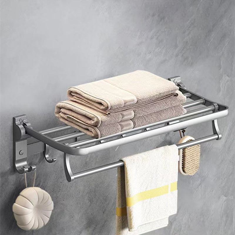 Matt gray bathroom accessory set bathroom shelf/towel holder & paper holder included