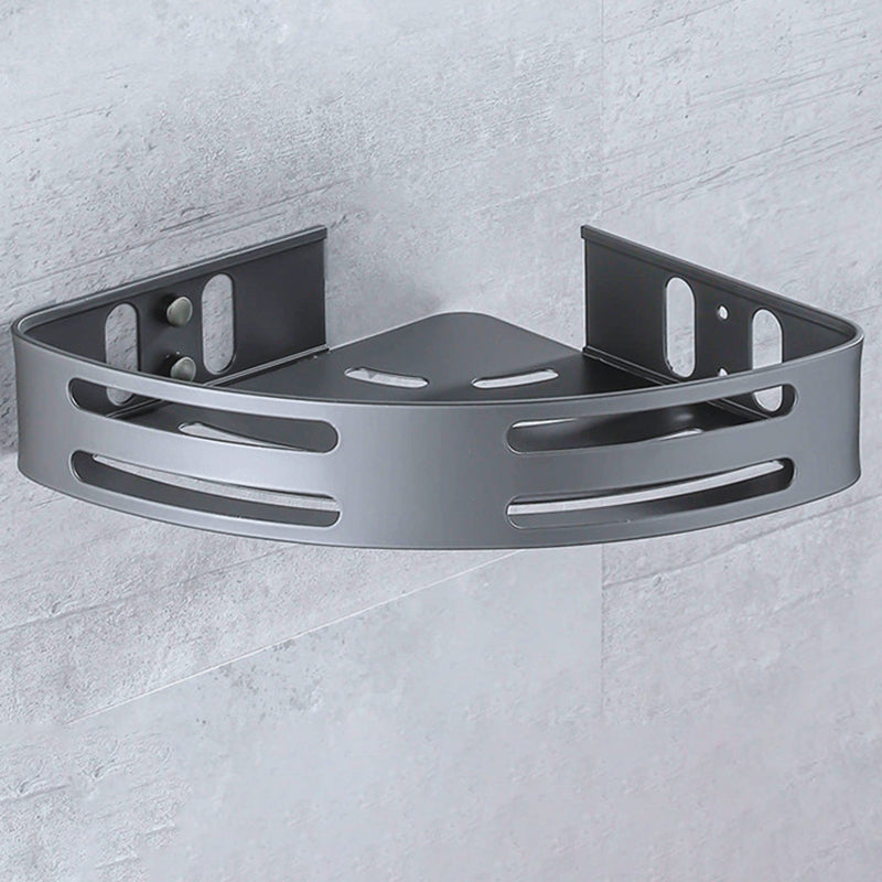 Matt gray bathroom accessory set bathroom shelf/towel holder & paper holder included
