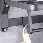 Matt gray bathroom accessory set bathroom shelf/towel holder & paper holder included