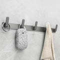 Matt gray bathroom accessory set bathroom shelf/towel holder & paper holder included