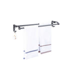 Matt gray bathroom accessory set bathroom shelf/towel holder & paper holder included