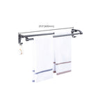 Matt gray bathroom accessory set bathroom shelf/towel holder & paper holder included