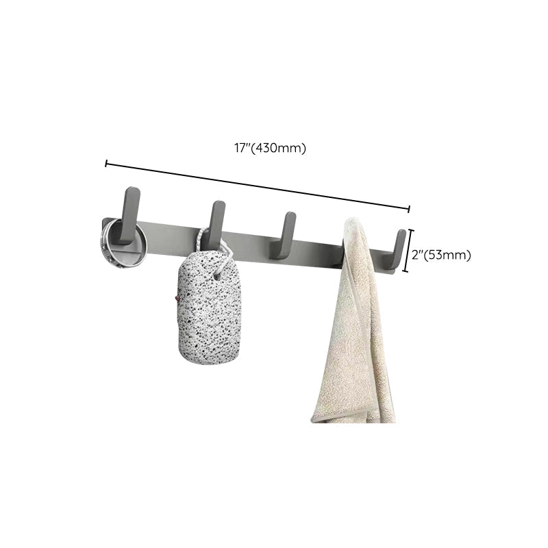 Matt gray bathroom accessory set bathroom shelf/towel holder & paper holder included