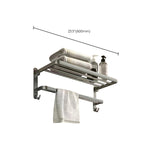 Matt gray bathroom accessory set bathroom shelf/towel holder & paper holder included