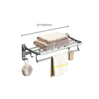 Matt gray bathroom accessory set bathroom shelf/towel holder & paper holder included