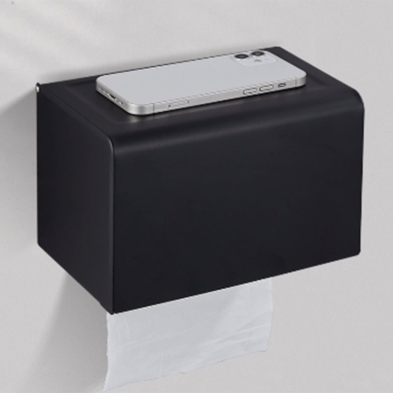 Modern Bathroom Accessory Set Matte Black/Grey Bathroom Shelf/Towel Holder & Paper Holder