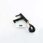 Modern Sink Faucet Copper Single Handle Low Arc Pull-Out Sink Faucet