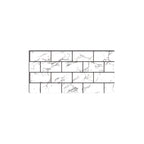 Modern Peel and Stick Tile PVC Rectangular 10 Pack Peel & Stick Field Tile for the Kitchen