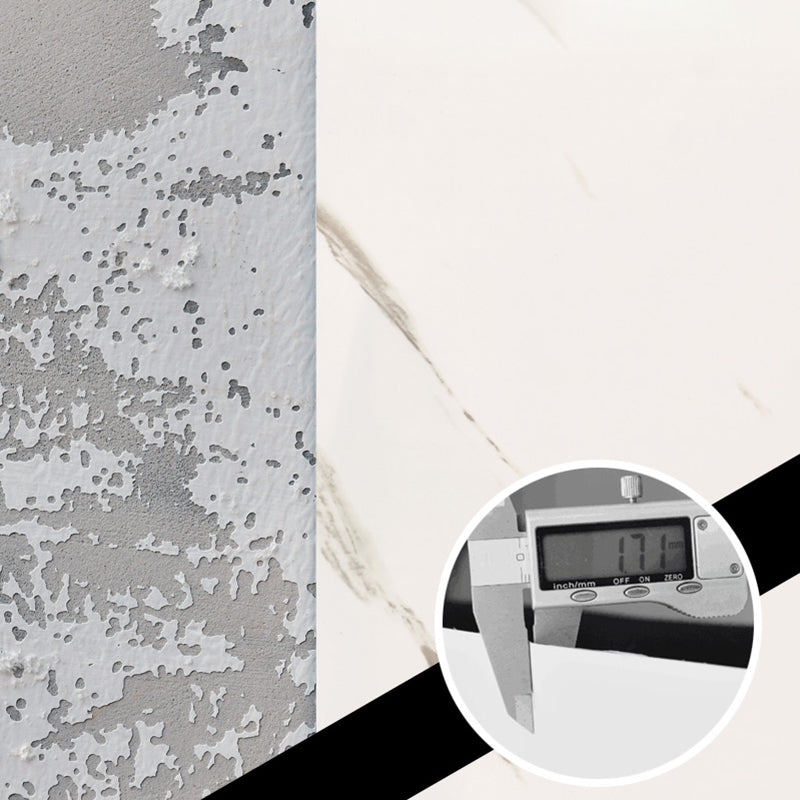 Modern Peel and Stick Tile PVC Rectangular 10 Pack Peel & Stick Field Tile for the Kitchen