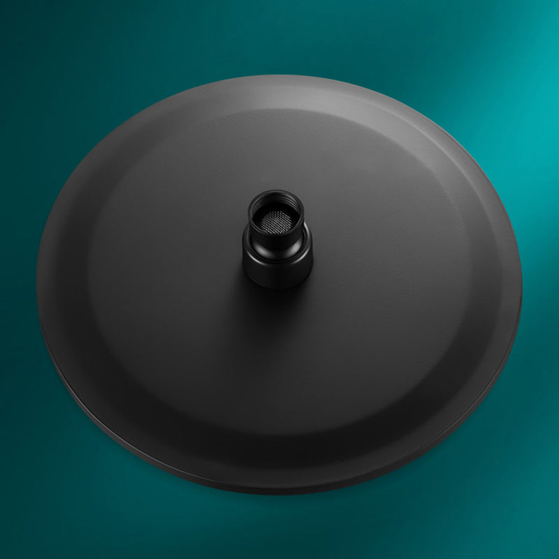Black round fixed shower head Modern design wall-mounted shower head