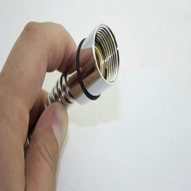 Silver Dual Shower Head Round Rainfall Wall-Mounted Shower Head