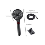 Modern Plastic Shower Head Adjustable Water Flow Handheld Shower Head