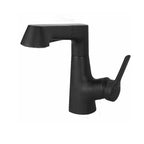 Modern Sink Faucet Copper Single Handle Low Arc Pull-Out Sink Faucet