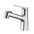 Contemporary Vessel Faucet Metal Single Handle Low Arc Vessel Faucet for the Bathroom