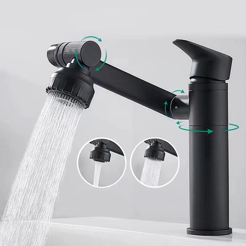 Glam Style Faucet Single Handle Basin Mixer with Waterfall Spout