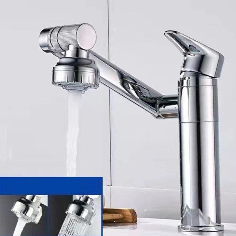 Glam Style Faucet Single Handle Basin Mixer with Waterfall Spout