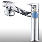 Glam Style Faucet Single Handle Basin Mixer with Waterfall Spout
