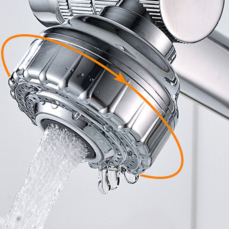 Glam Style Faucet Single Handle Basin Mixer with Waterfall Spout