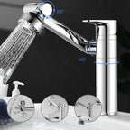 Glam Style Faucet Single Handle Basin Mixer with Waterfall Spout