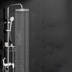 Wall-mounted Rectangular Shower System Stain-resistant Copper Modern Shower System