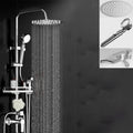 Wall-mounted Rectangular Shower System Stain-resistant Copper Modern Shower System