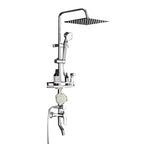 Wall-mounted Rectangular Shower System Stain-resistant Copper Modern Shower System