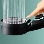 Modern Shower Head Plastic Wall Mounted Shower Head with Adjustable Spray Pattern