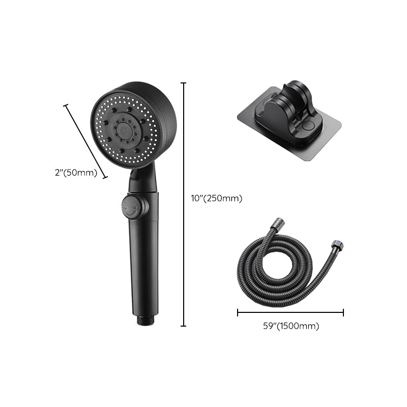 Modern Shower Head Plastic Wall Mounted Shower Head with Adjustable Spray Pattern
