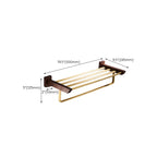 Traditional Bathroom Accessories Set Bathroom Shelf Paper Holder Gold Bathroom Set