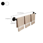 Aluminum Bathroom Hardware Set Black Bathroom Accessories Kit Towel Holder