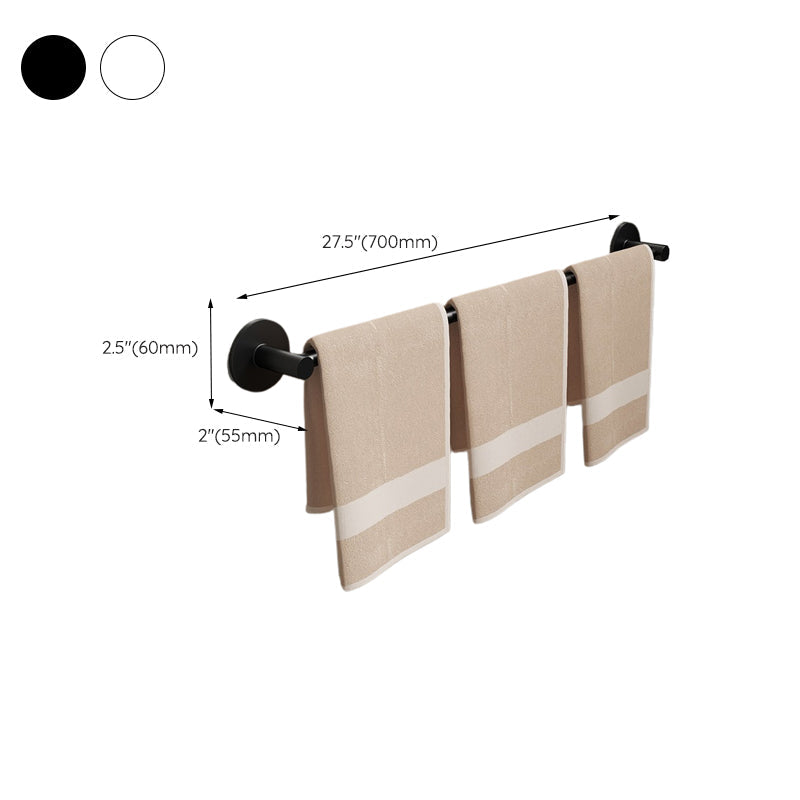 Aluminum Bathroom Hardware Set Black Bathroom Accessories Kit Towel Holder