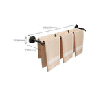 Aluminum Bathroom Hardware Set Black Bathroom Accessories Kit Towel Holder