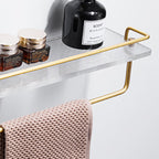 Modern Bathroom Hardware Towel Rail Bath Shelf Bathroom Accessories Set