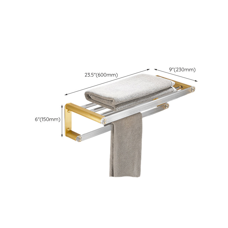 Modern Bathroom Hardware Towel Rail Bath Shelf Bathroom Accessories Set