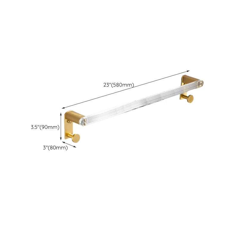 Modern Bathroom Hardware Towel Rail Bath Shelf Bathroom Accessories Set