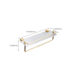 Modern Bathroom Hardware Towel Rail Bath Shelf Bathroom Accessories Set